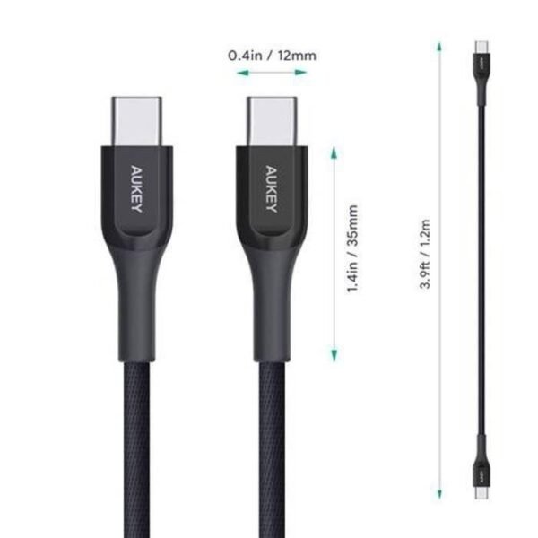 cb-akc3-8_500x_1_1.jpg Aukey CB-AKC3 USB C to C 1.2m Kevlar Cable