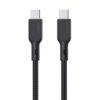 cb-kcc101_black_3__1.jpg Aukey CB-KCC101 Circlet Blink Aramid Fiber USB C to C Cable -1m