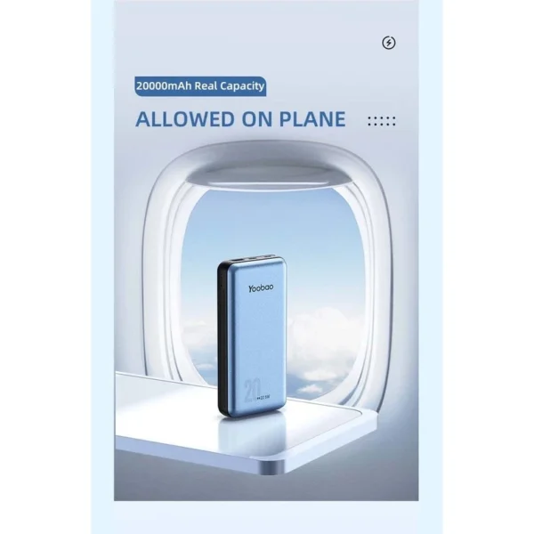 my-11134201-7rash-m2xq59t5kd2tc7.webp Yoobao LC6 20000mAh Fast Charging Power Bank Built in Cables (Lightning & Type C) PD3.0/QC3.0/SCP22.5W