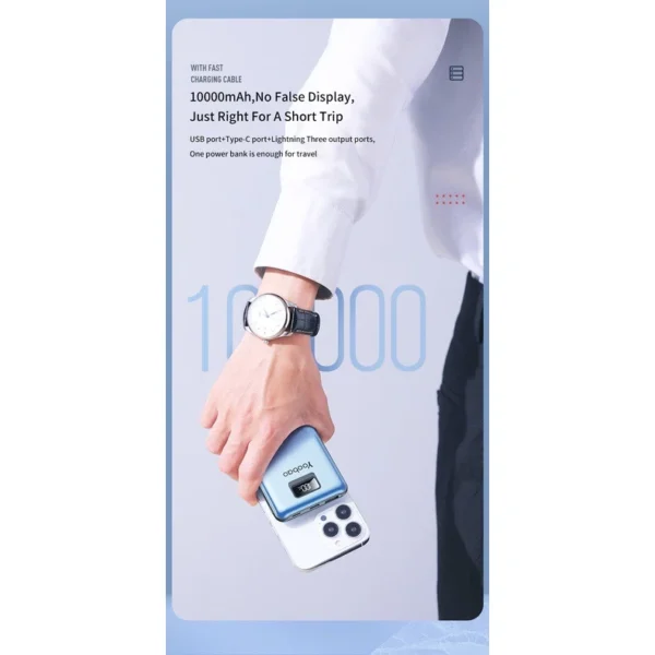 my-11134201-7rasi-m2xq543twsdef4.webp Yoobao Fast Charging Powerbank Built in Cables Lightning & Type C - LC2PRO (10000mAh)