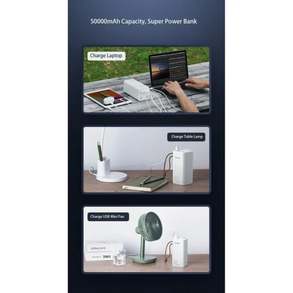 my-11134201-7rasl-m2xq6apdqaetff.webp Yoobao H5 Compact PD Quick Charge 3.0 with Huge Capacity Power Bank (50000mAh/22.5W)