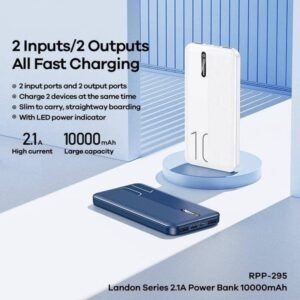 zI8rHfzo1716684367-850x850-1.jpg INFINITE RACER RPP-295 2.1A FAST CHARGING POWERBANK 10000MAH - BLUE