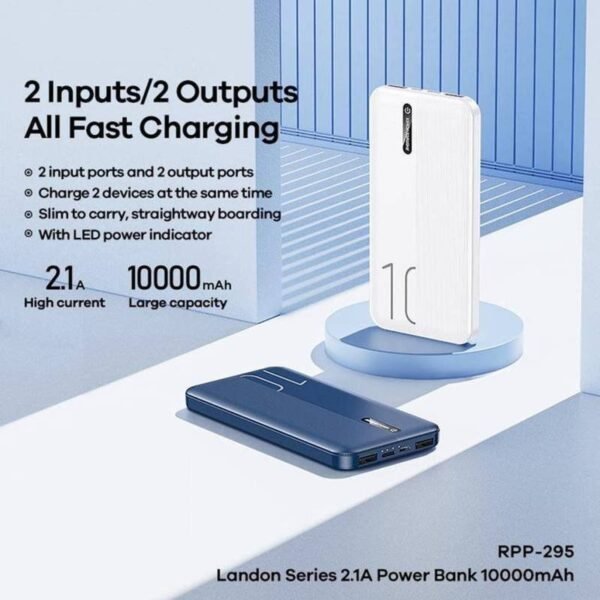 zI8rHfzo1716684367-850x850-1.jpg INFINITE RACER RPP-295 2.1A FAST CHARGING POWERBANK 10000MAH - BLUE